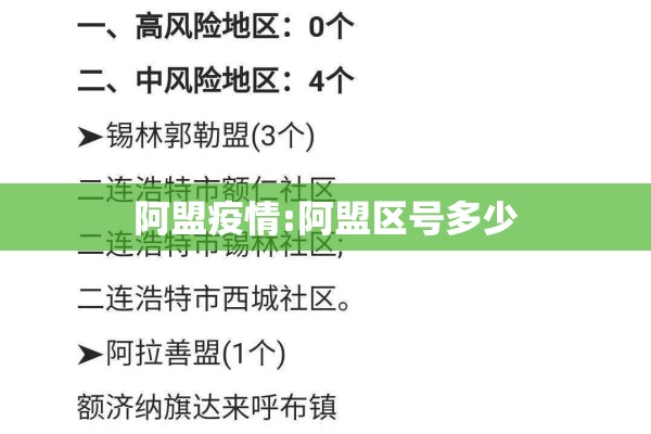 阿盟疫情:阿盟区号多少