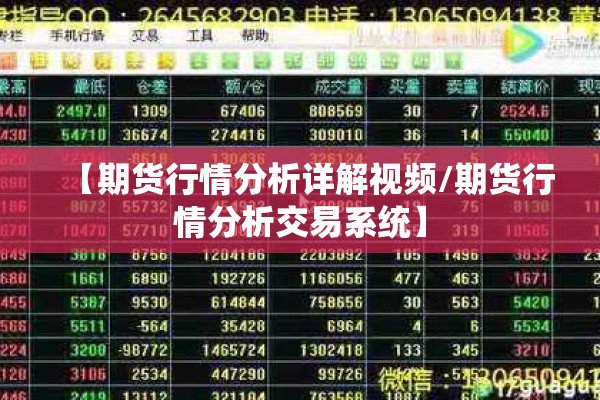 【期货行情分析详解视频/期货行情分析交易系统】