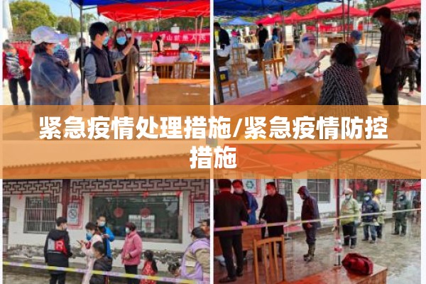 紧急疫情处理措施/紧急疫情防控措施