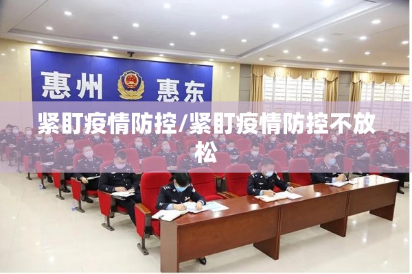 紧盯疫情防控/紧盯疫情防控不放松