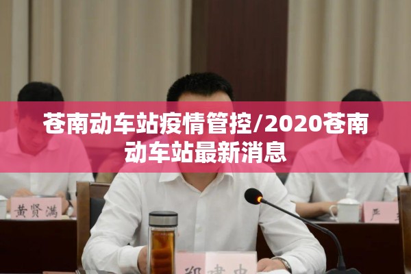 苍南动车站疫情管控/2020苍南动车站最新消息