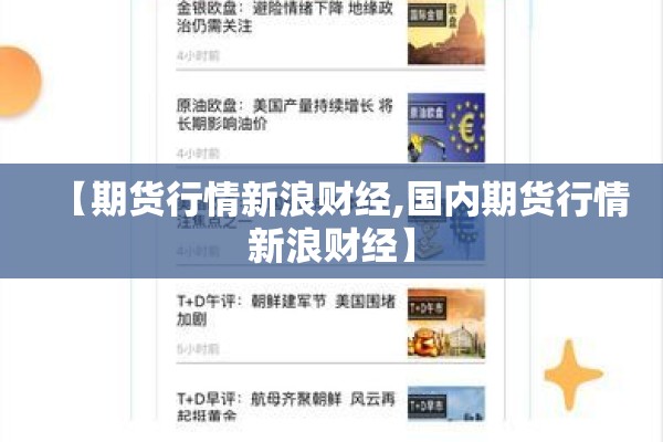 【期货行情新浪财经,国内期货行情新浪财经】