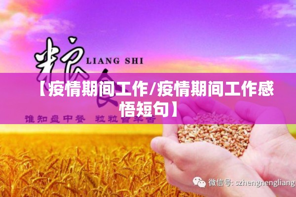 【疫情期间工作/疫情期间工作感悟短句】