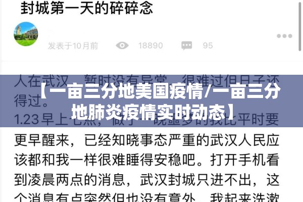【一亩三分地美国疫情/一亩三分地肺炎疫情实时动态】