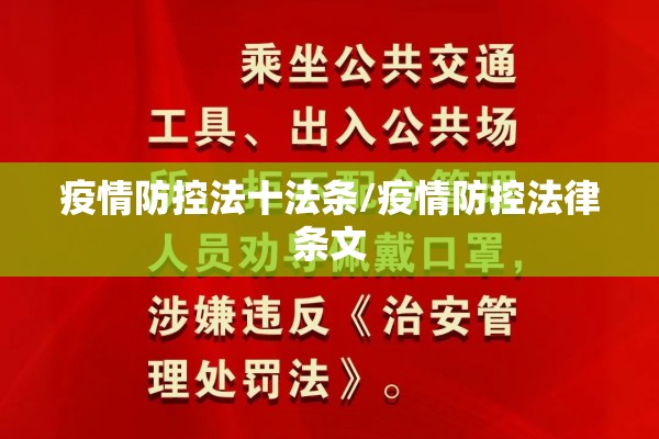 疫情防控法十法条/疫情防控法律条文