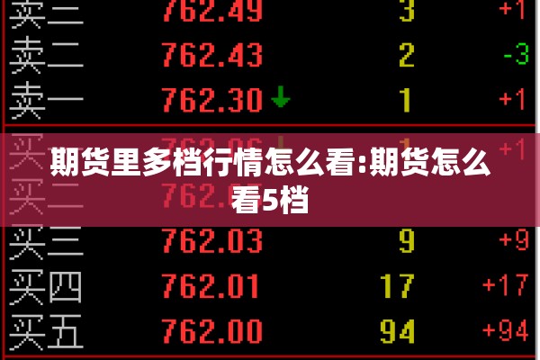 期货里多档行情怎么看:期货怎么看5档