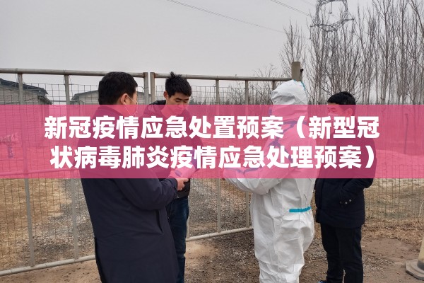 新冠疫情应急处置预案（新型冠状病毒肺炎疫情应急处理预案）