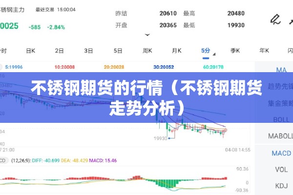 不锈钢期货的行情（不锈钢期货走势分析）