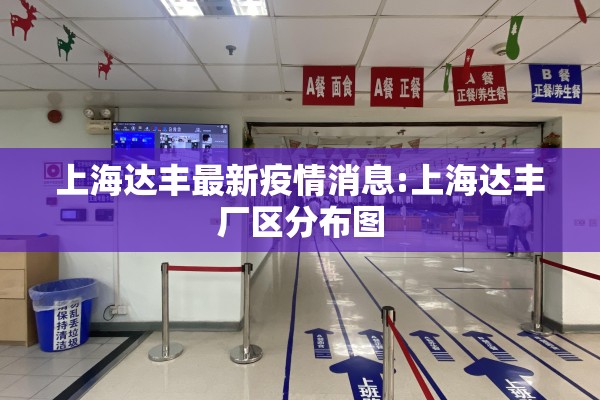 上海达丰最新疫情消息:上海达丰厂区分布图