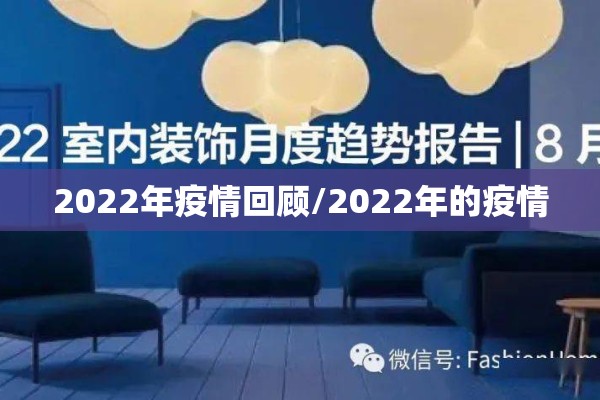 2022年疫情回顾/2022年的疫情