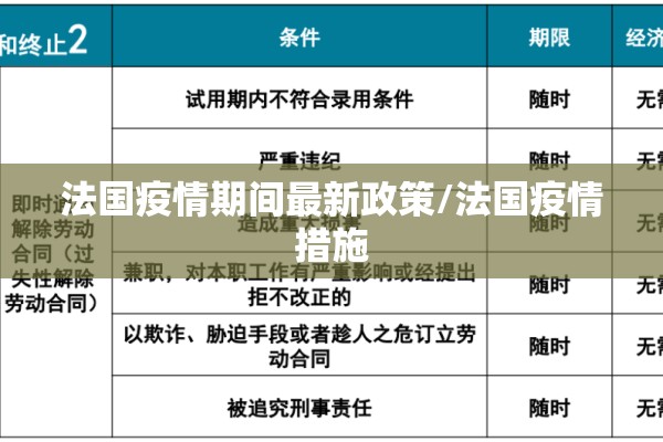 法国疫情期间最新政策/法国疫情措施