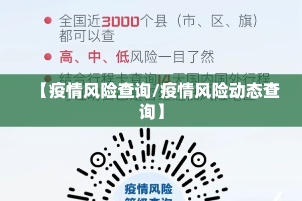【疫情风险查询/疫情风险动态查询】