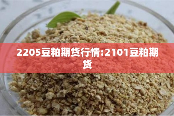 2205豆粕期货行情:2101豆粕期货