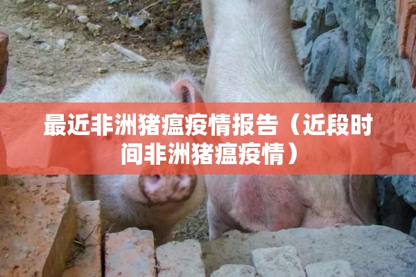 最近非洲猪瘟疫情报告（近段时间非洲猪瘟疫情）