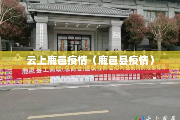 云上鹿邑疫情（鹿邑县疫情）