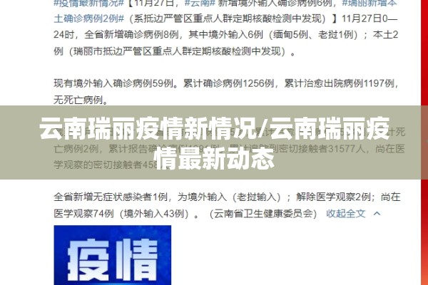 云南瑞丽疫情新情况/云南瑞丽疫情最新动态 云南瑞丽疫情新情况/云南瑞丽疫情最新动态