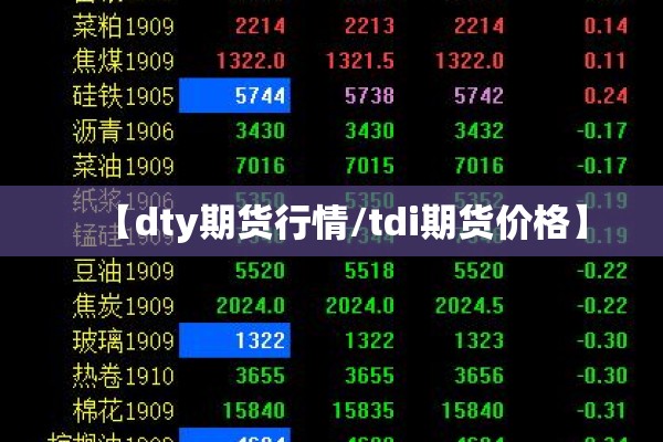 【dty期货行情/tdi期货价格】 【dty期货行情/tdi期货价格】