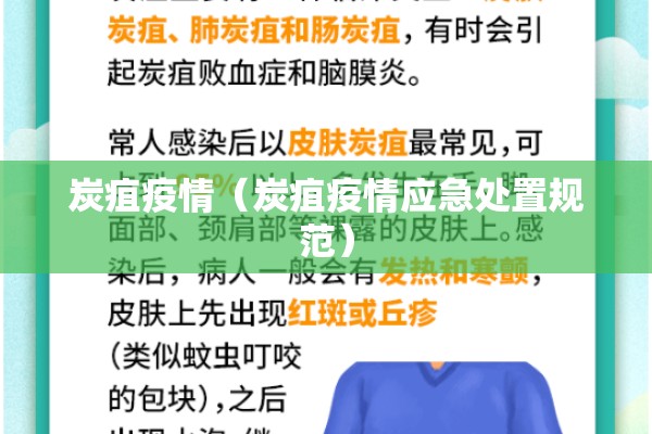炭疽疫情(炭疽疫情应急处置规范) 炭疽疫情(炭疽疫情应急处置规范)