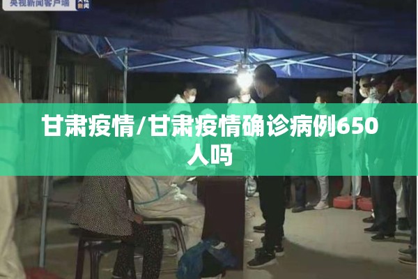 甘肃疫情/甘肃疫情确诊病例650人吗
