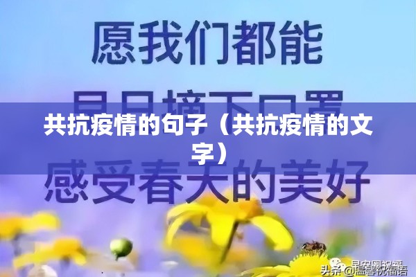 共抗疫情的句子（共抗疫情的文字）