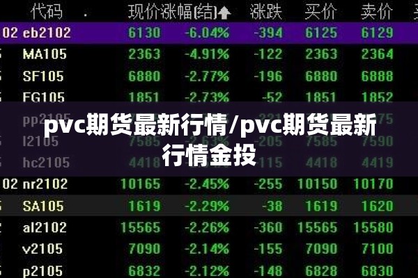 pvc期货最新行情/pvc期货最新行情金投
