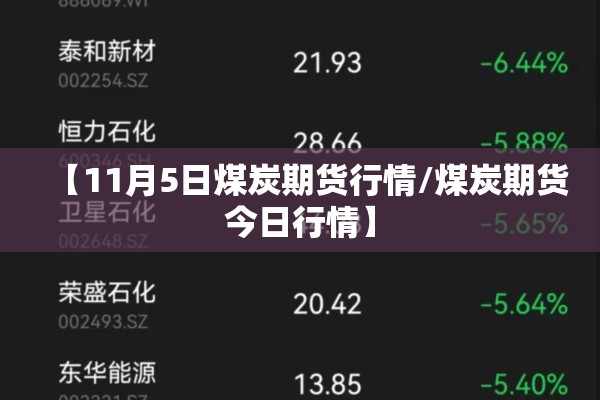 【11月5日煤炭期货行情/煤炭期货今日行情】 【11月5日煤炭期货行情/煤炭期货今日行情】