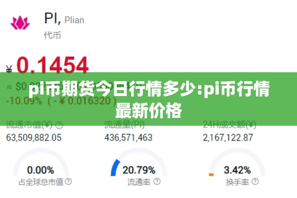 pi币期货今日行情多少:pi币行情最新价格 pi币期货今日行情多少:pi币行情最新价格